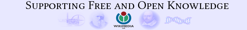 Supporting Free and Open Knowledge banner