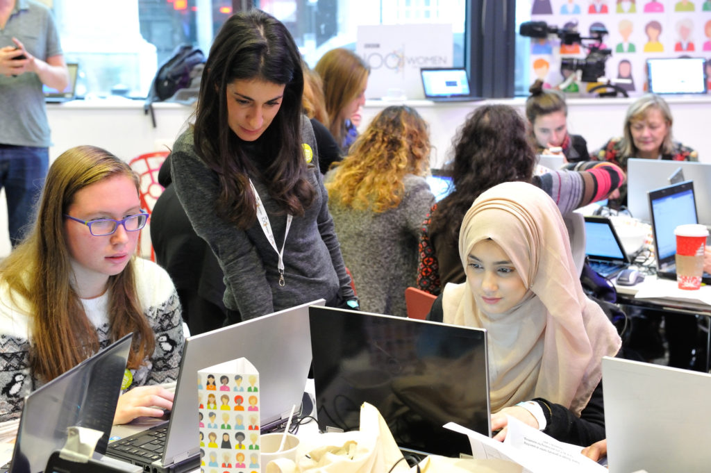 The BBC 100 Women event at Broadcasting House