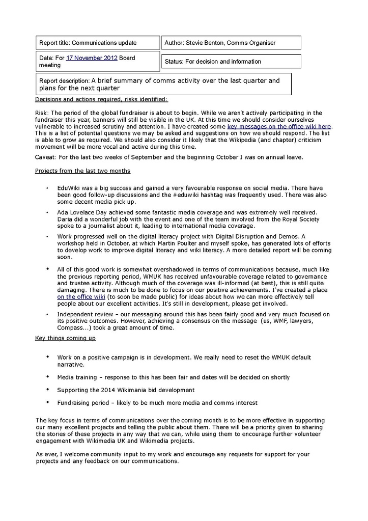 File:Comms report for November board meeting.pdf