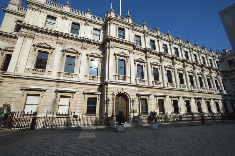 This photo shows the front of the Royal Society of Chemistry's building in London