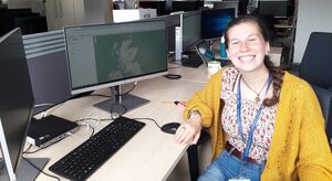 Emma Carroll, the Data and Visualisation intern (aka 'Witchfinder General') at the University of Edinburgh
