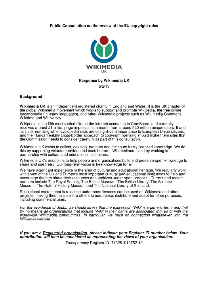 File:EU copyright consultation - WMUK response.pdf