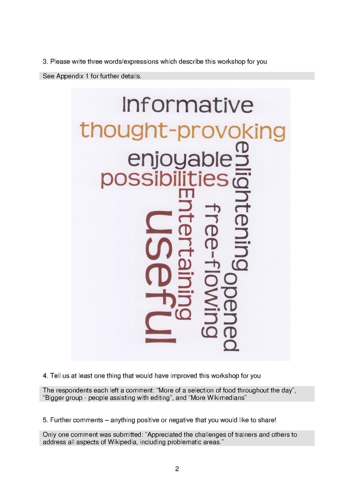 File:National Railway Museum editathon, October 2013 feedback.pdf