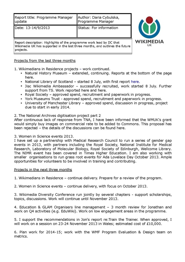 File:Programme Manager report, September 2013.pdf