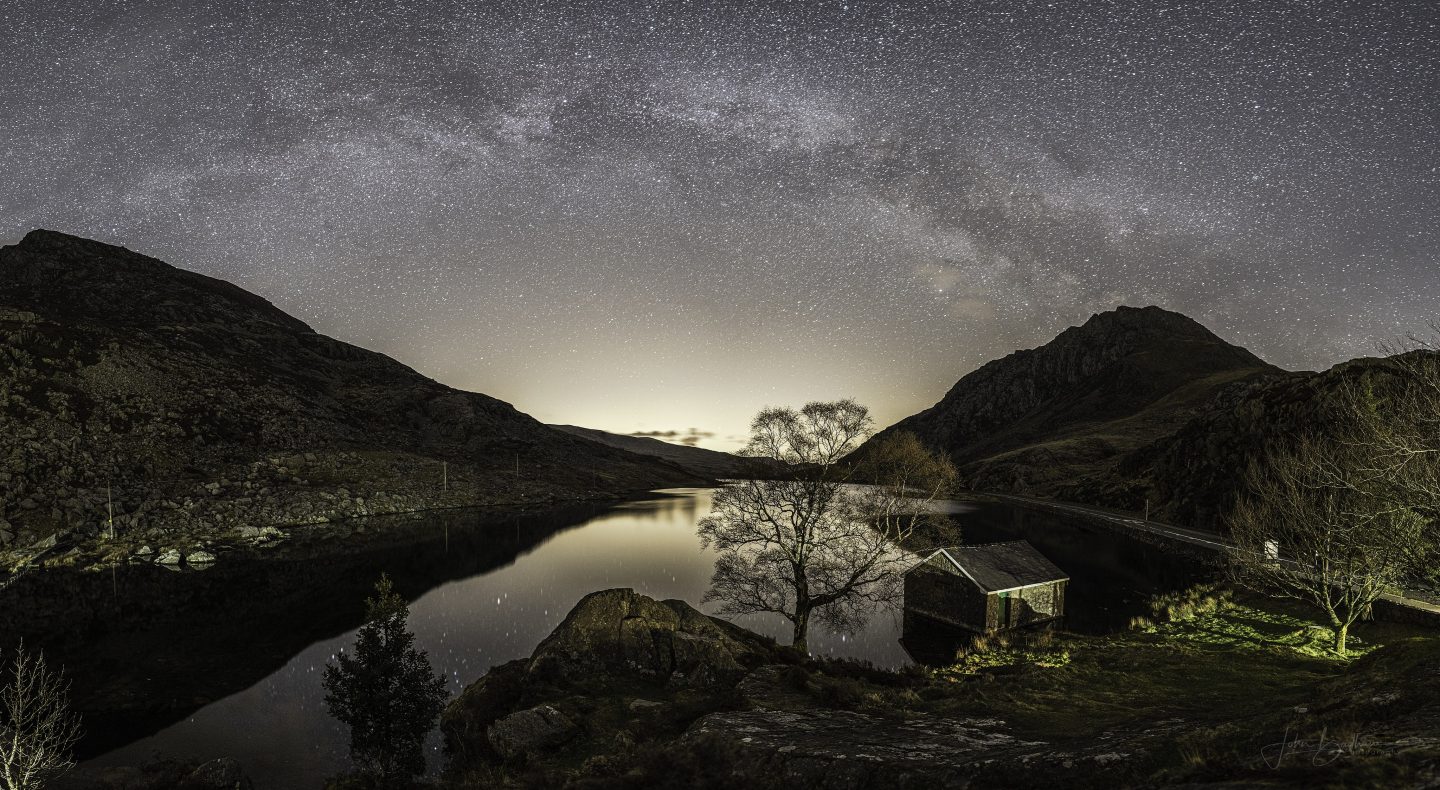 Just after the easing of lockdown we ventured to ogwen Valley to catch the milky way arch.
