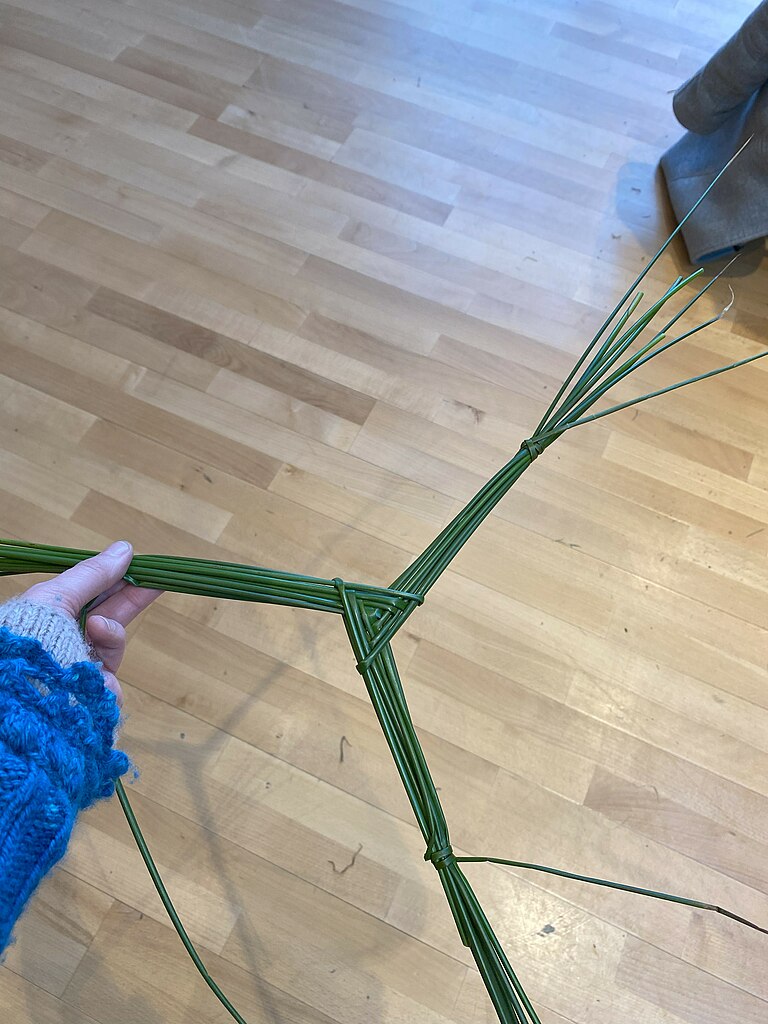 3 armed Brigid cross made at Imbolc by Lirazelf.